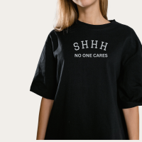 Black and Gray Minimalist T-Shirt Mockup Instagram Post